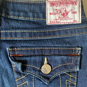 True Religion Dark Denim Brand Jeans